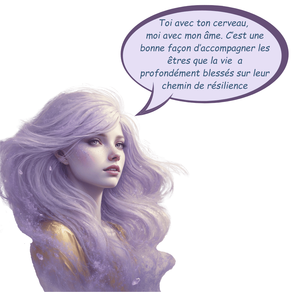 améthys dit qu'il faut de la logique et de l'empathiep our accomapagner le psychotrauma vers la résilience.